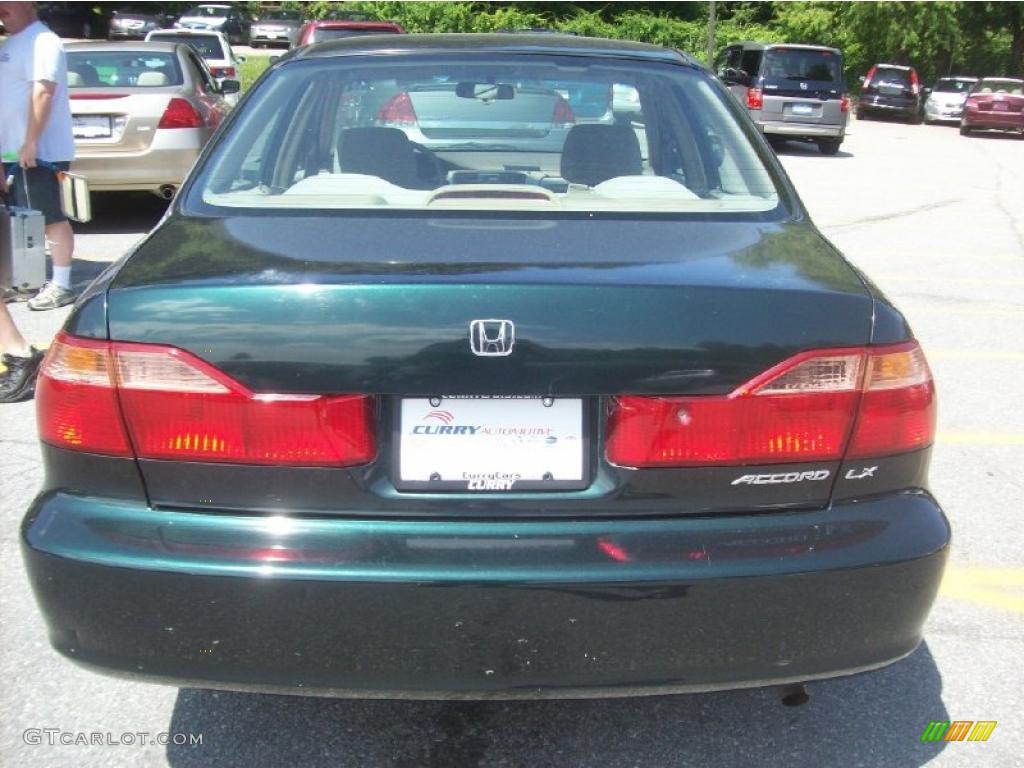 1998 Accord LX Sedan - Dark Emerald Pearl / Quartz photo #24