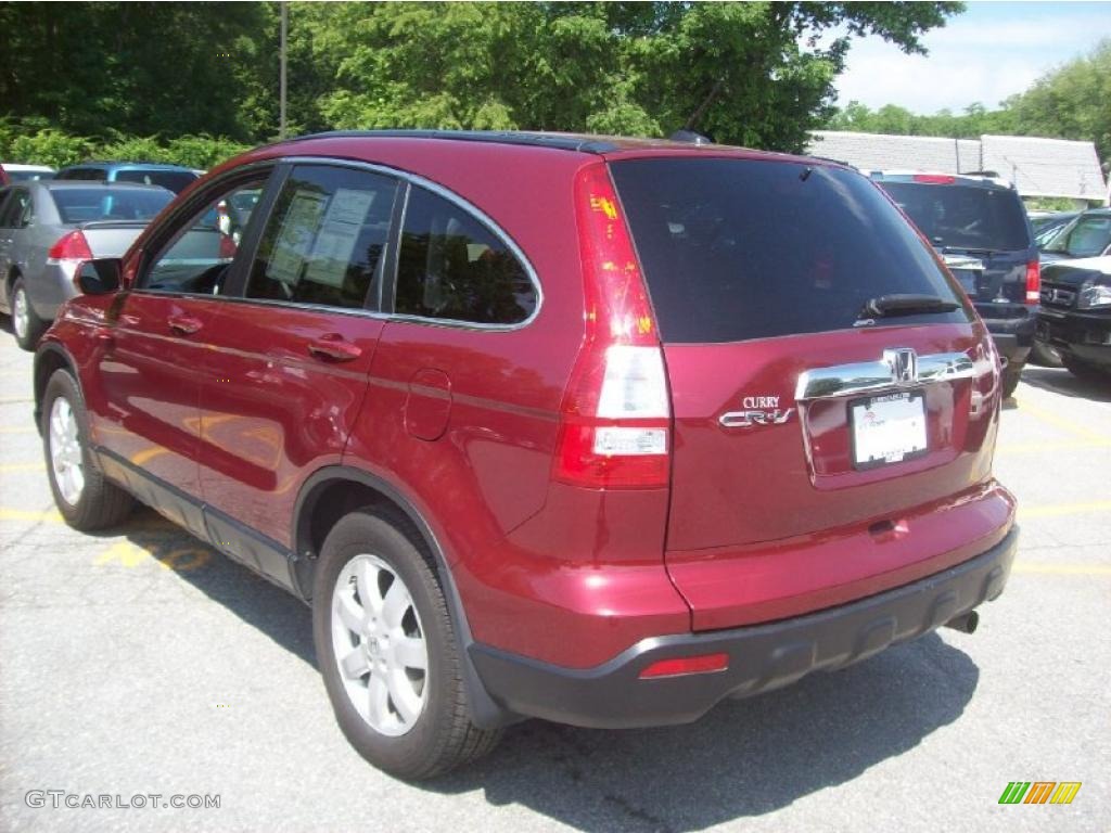 2007 CR-V EX-L 4WD - Tango Red Pearl / Gray photo #2