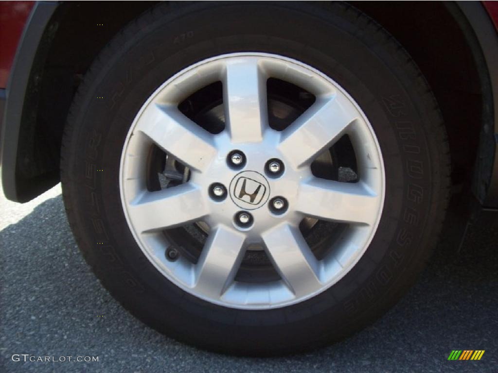 2007 CR-V EX-L 4WD - Tango Red Pearl / Gray photo #9