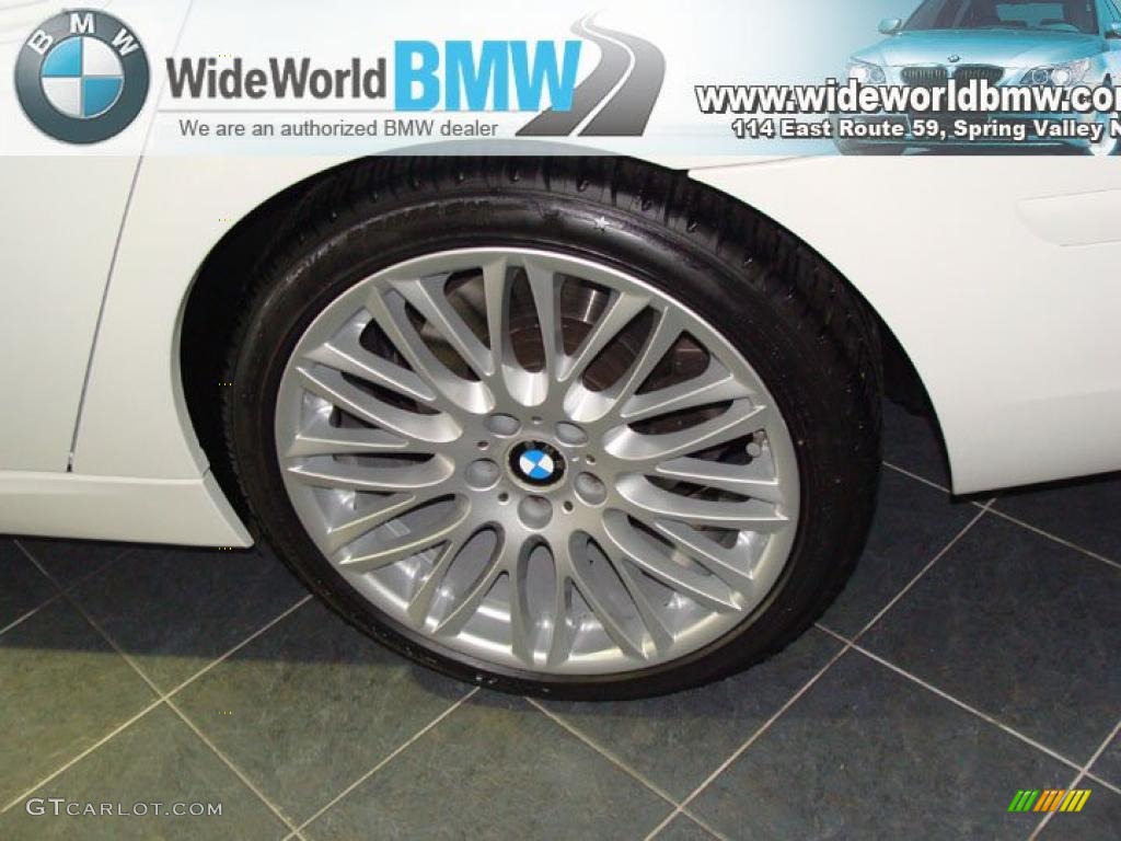 2008 7 Series 750i Sedan - Alpine White / Black photo #6