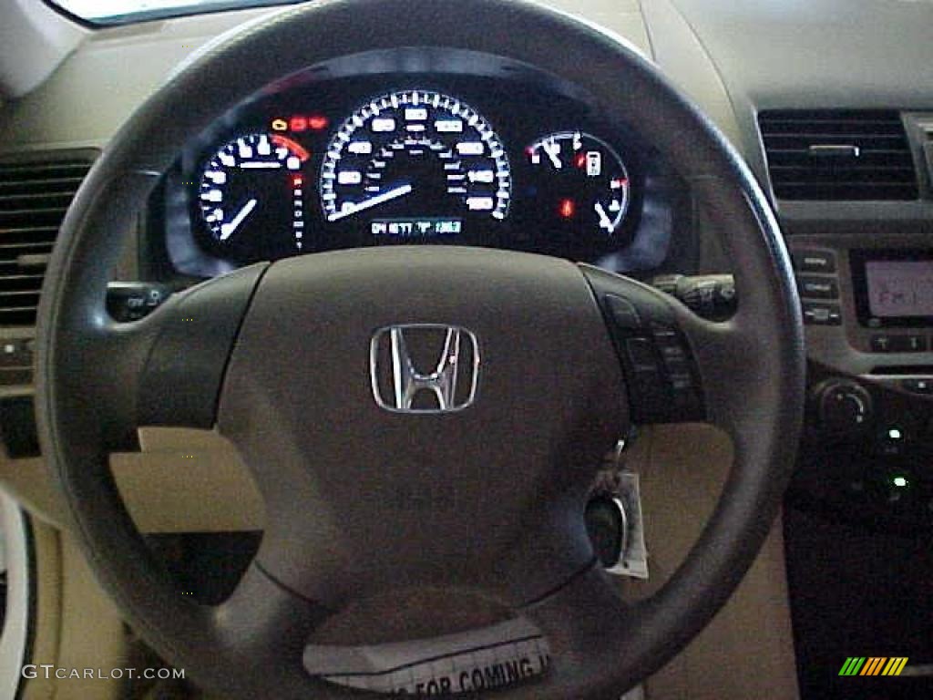 2007 Accord LX Sedan - Taffeta White / Ivory photo #18