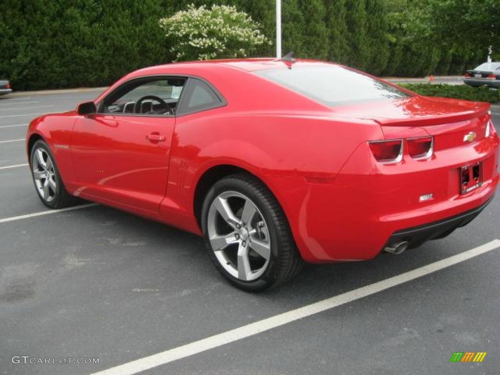 2010 Camaro LT/RS Coupe - Victory Red / Black photo #3