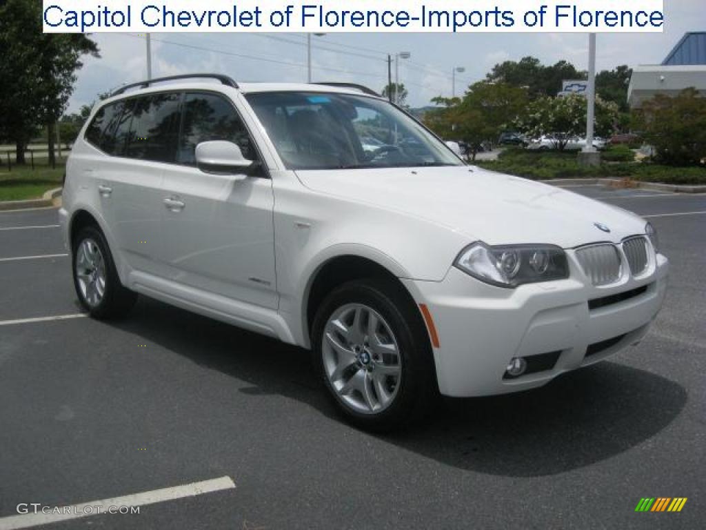 Alpine White BMW X3