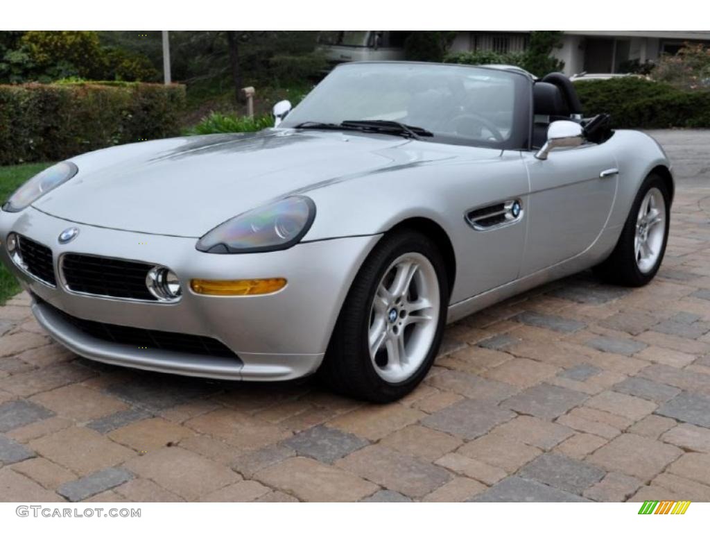 2001 Z8 Roadster - Titanium Silver Metallic / Black photo #1