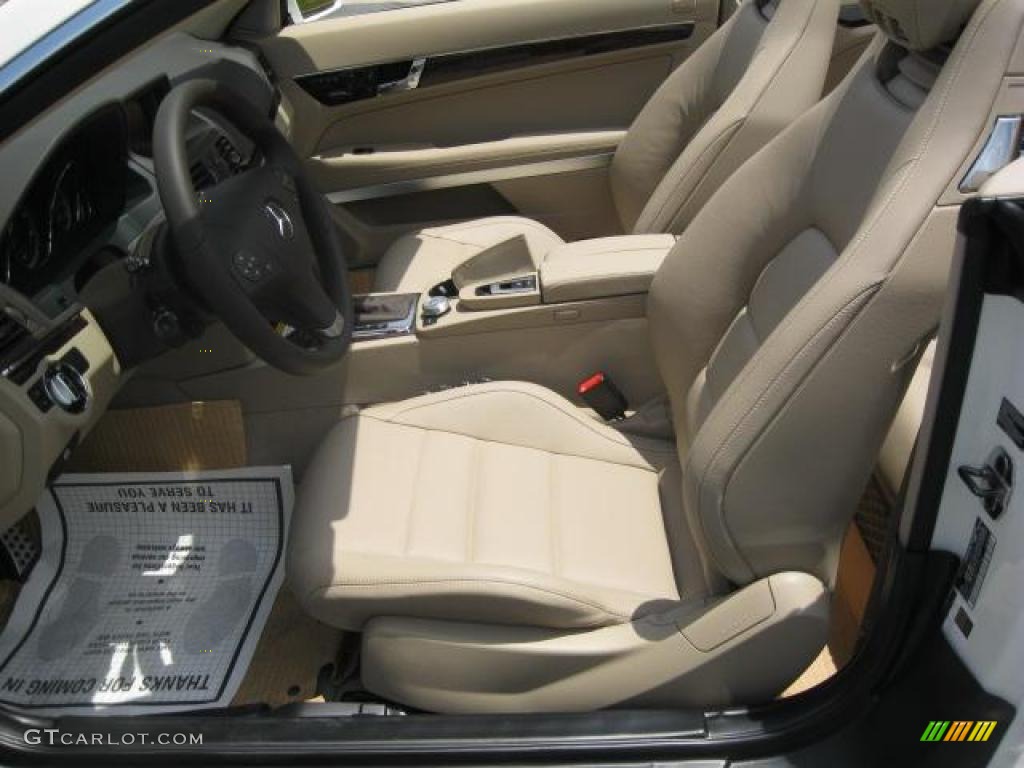 2011 E 350 Cabriolet - Arctic White / Almond/Mocha photo #5