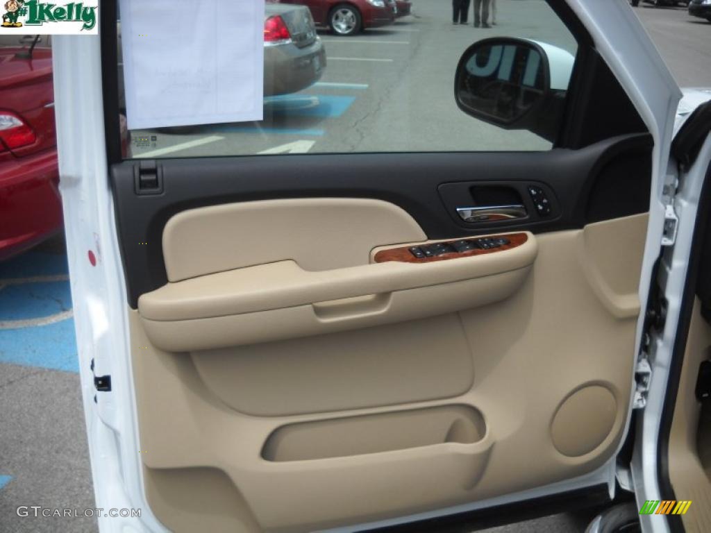2008 Silverado 1500 LTZ Extended Cab 4x4 - Summit White / Light Cashmere/Ebony Accents photo #7