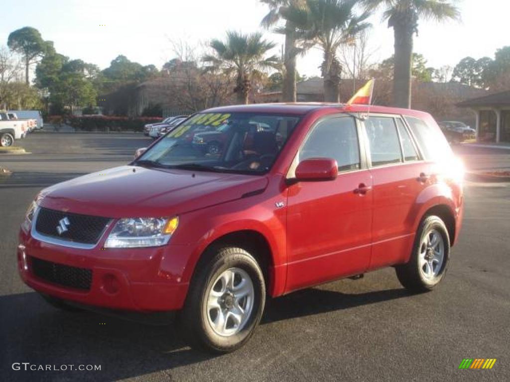 2008 Grand Vitara  - Vivid Red / Black photo #1