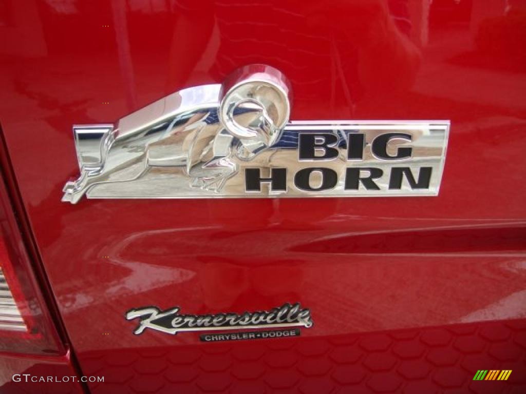 2010 Ram 1500 Big Horn Quad Cab - Inferno Red Crystal Pearl / Dark Slate/Medium Graystone photo #18