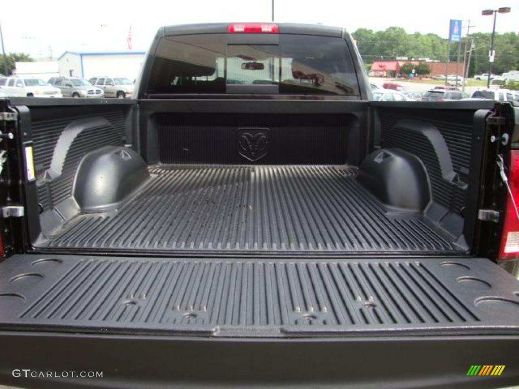 2010 Ram 1500 Sport Quad Cab - Brilliant Black Crystal Pearl / Dark Slate Gray photo #12