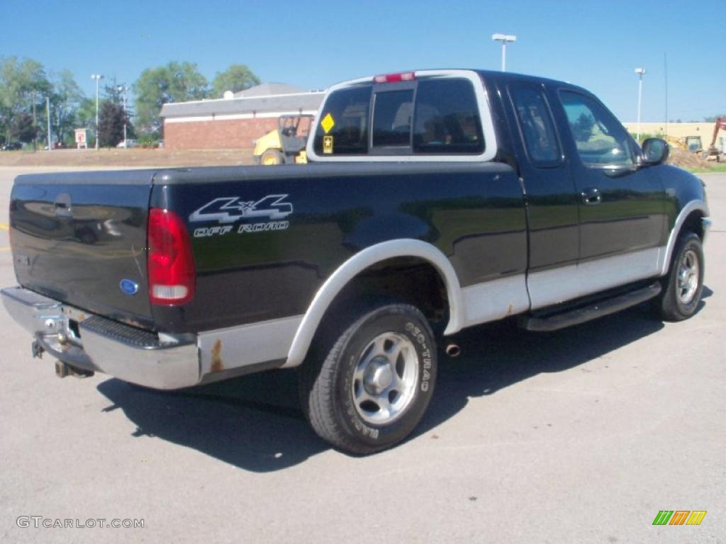 1997 F150 XLT Extended Cab 4x4 - Black / Medium Graphite photo #5