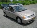 2001 Titanium Metallic Honda Civic LX Sedan  photo #2