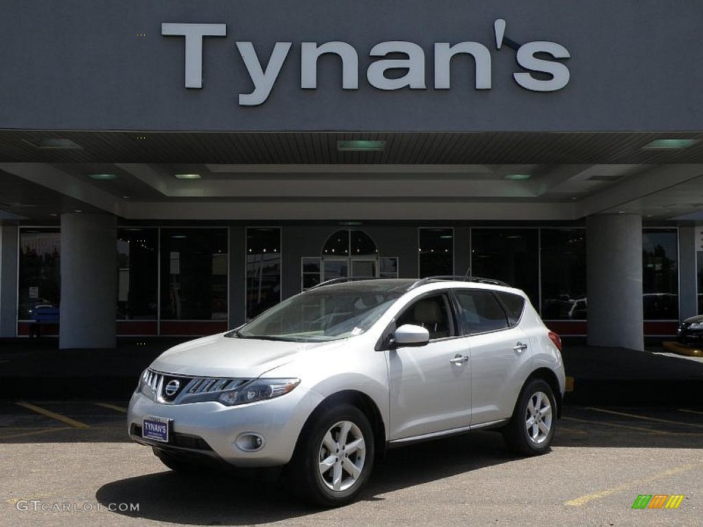 2009 Murano SL AWD - Brilliant Silver Metallic / Beige photo #1