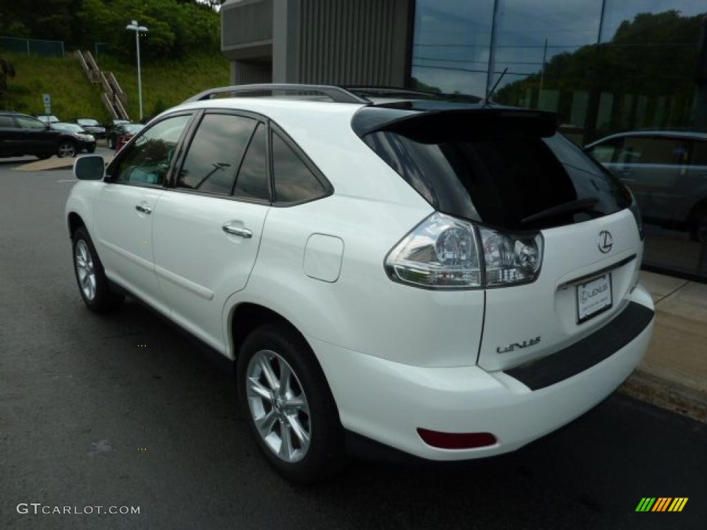 2009 RX 350 AWD - Crystal White Mica / Parchment photo #3