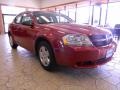 2009 Inferno Red Crystal Pearl Dodge Avenger SE  photo #4