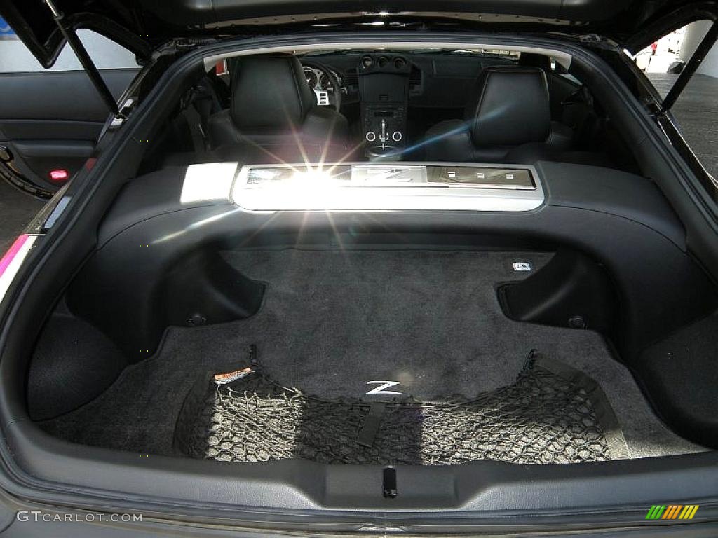 2006 350Z Touring Coupe - Magnetic Black Pearl / Charcoal Leather photo #14