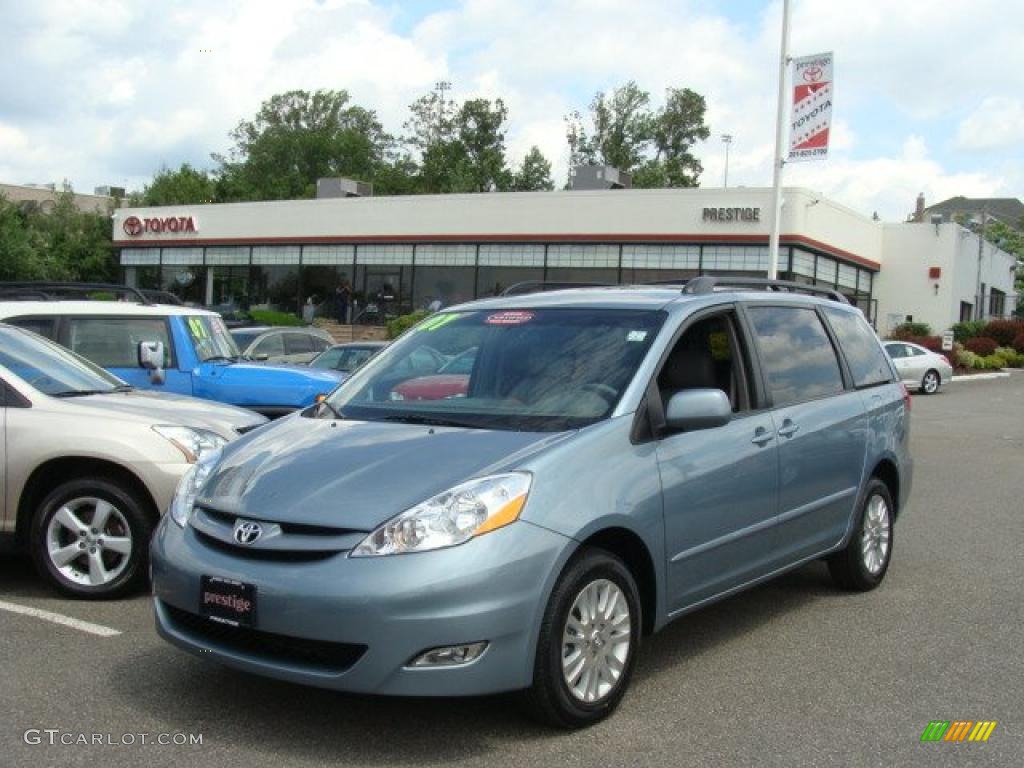 2007 Sienna XLE Limited AWD - Blue Mirage Metallic / Stone photo #1