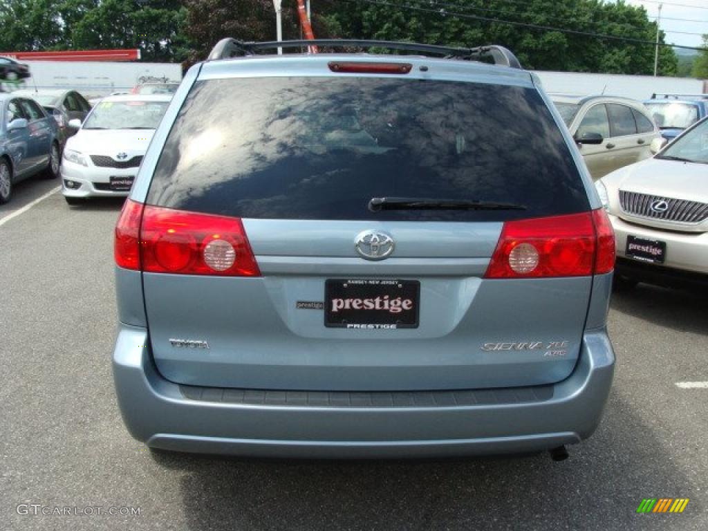 2007 Sienna XLE Limited AWD - Blue Mirage Metallic / Stone photo #5