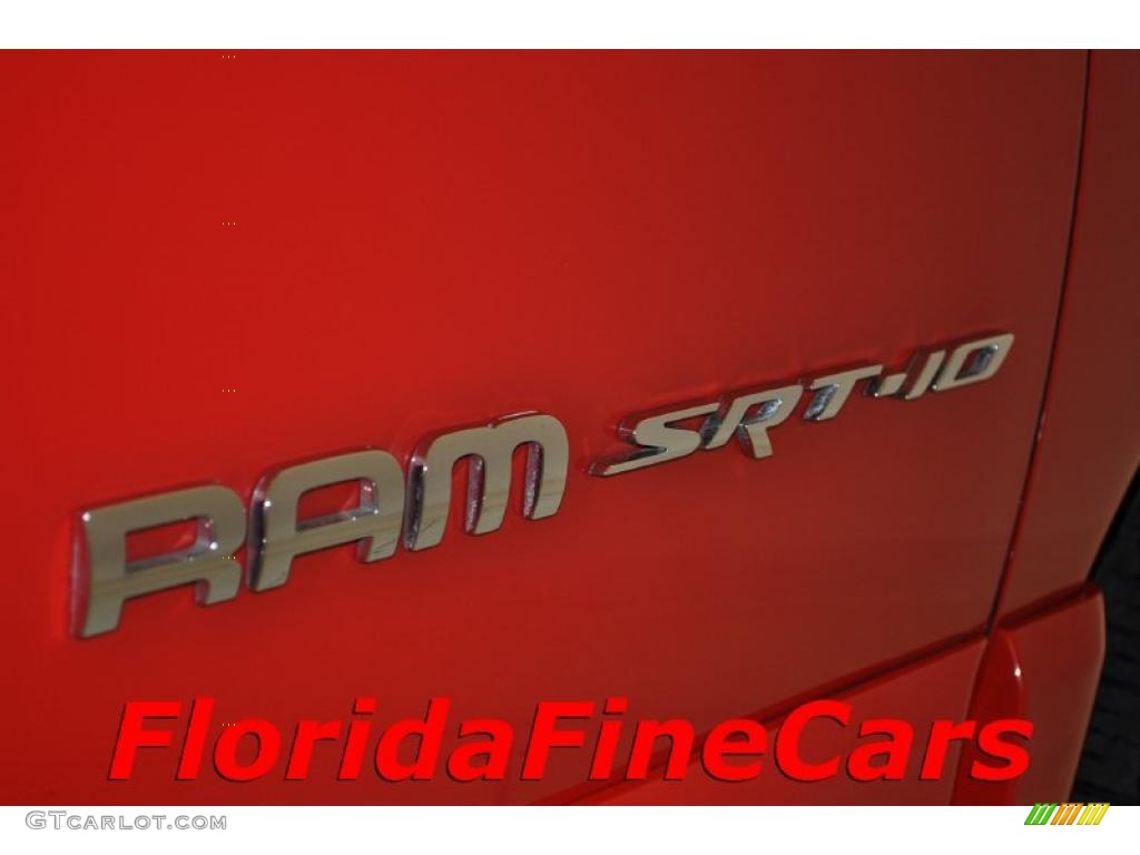 2004 Ram 1500 SRT-10 Regular Cab - Flame Red / Dark Slate Gray photo #15