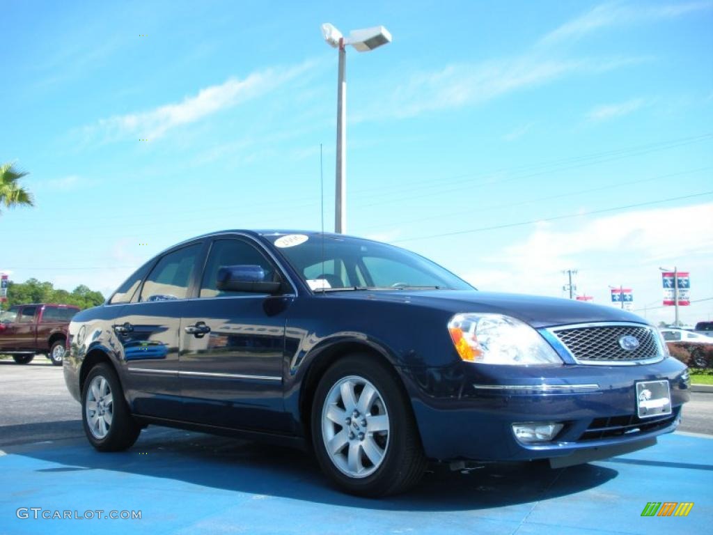 2006 Five Hundred SEL - Dark Blue Pearl Metallic / Shale Grey photo #6