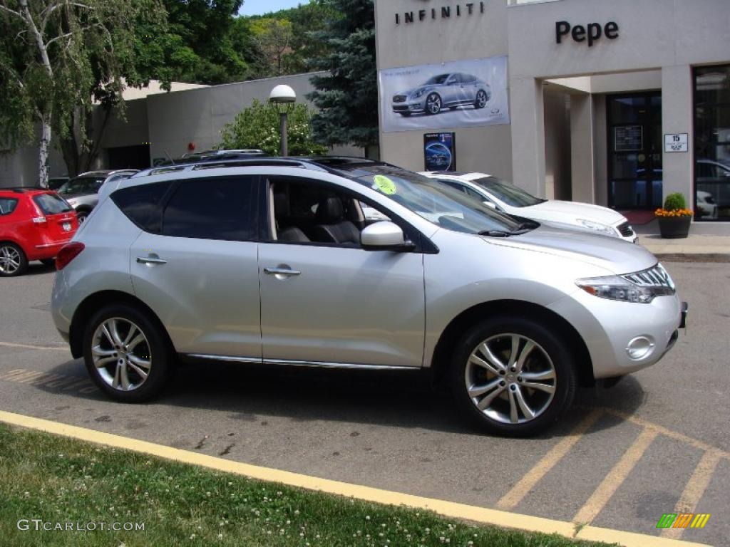 2009 Murano LE AWD - Brilliant Silver Metallic / Black photo #7