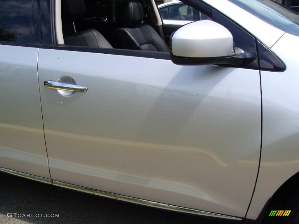 2009 Murano LE AWD - Brilliant Silver Metallic / Black photo #8