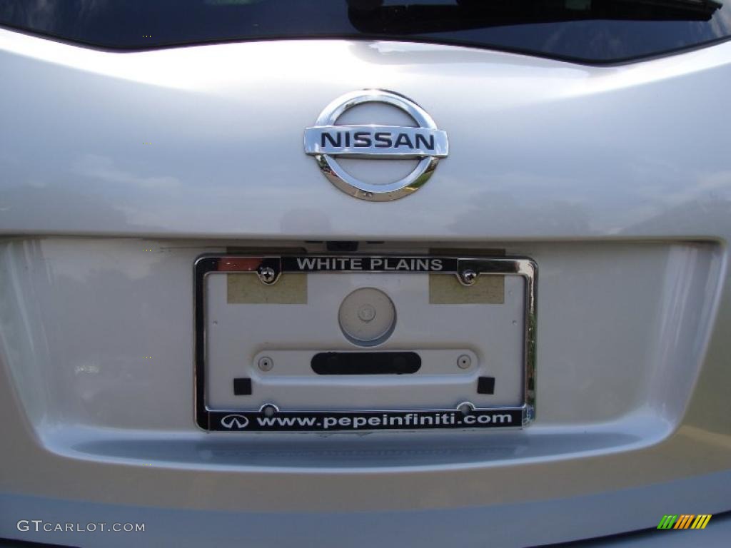 2009 Murano LE AWD - Brilliant Silver Metallic / Black photo #12