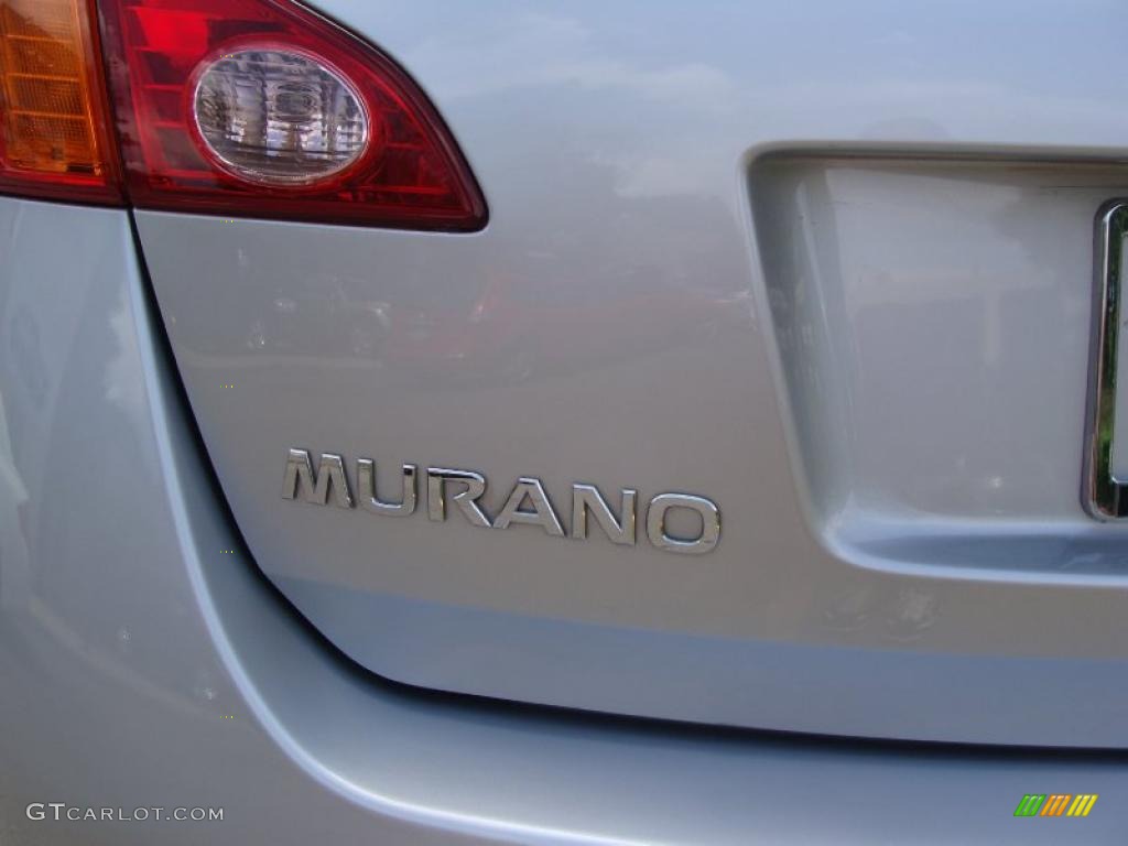 2009 Murano LE AWD - Brilliant Silver Metallic / Black photo #13