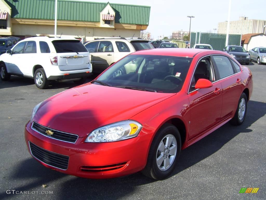 2009 Impala LT - Victory Red / Ebony photo #1