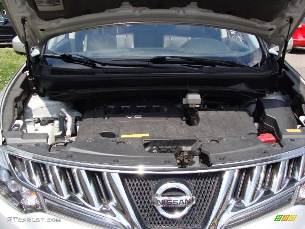 2009 Murano LE AWD - Brilliant Silver Metallic / Black photo #41