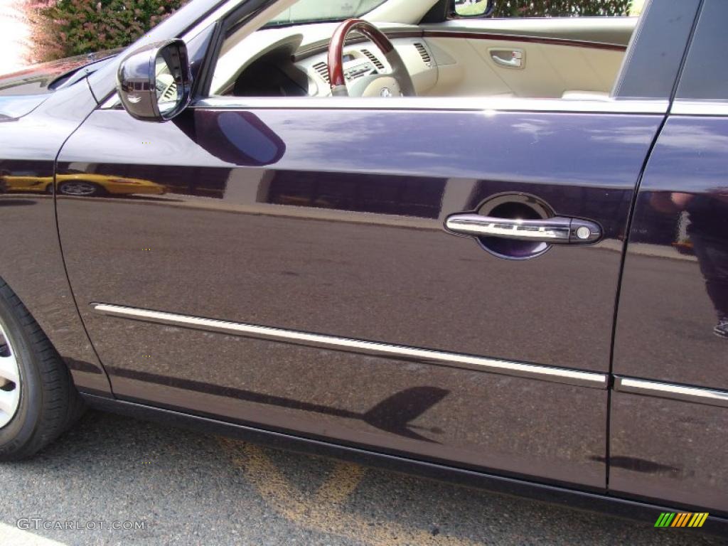 2006 Azera Limited - Aubergine Red / Beige photo #18