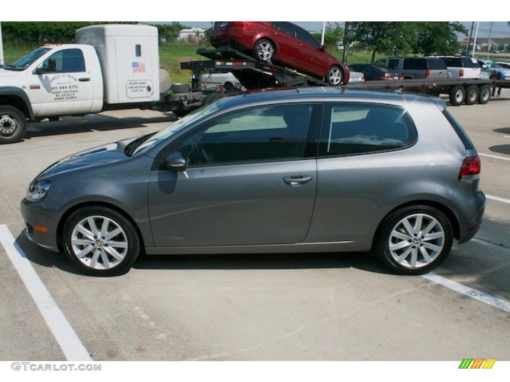 2010 Golf 2 Door TDI - United Gray Metallic / Titan Black photo #4