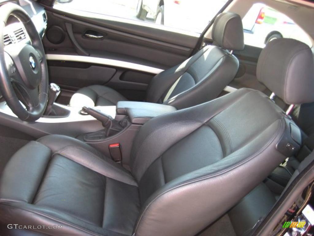 2007 3 Series 335i Coupe - Jet Black / Terra/Black Dakota Leather photo #13