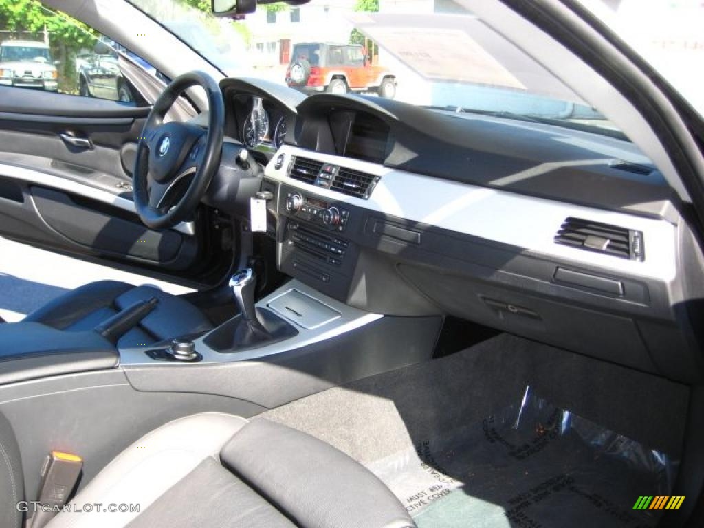 2007 3 Series 335i Coupe - Jet Black / Terra/Black Dakota Leather photo #16