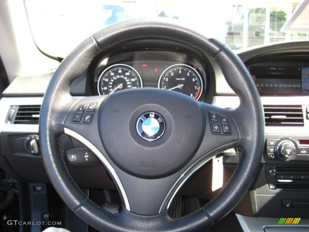 2007 3 Series 335i Coupe - Jet Black / Terra/Black Dakota Leather photo #20