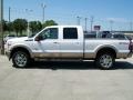 2011 White Platinum Metallic Tri-Coat Ford F250 Super Duty King Ranch Crew Cab 4x4  photo #2