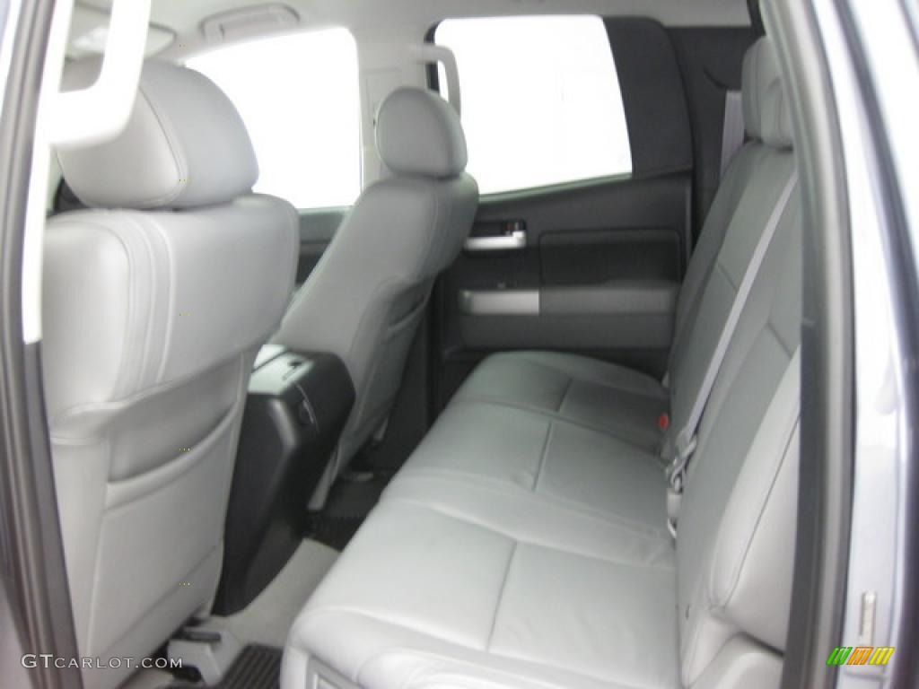 2008 Tundra Limited Double Cab 4x4 - Slate Gray Metallic / Graphite Gray photo #7