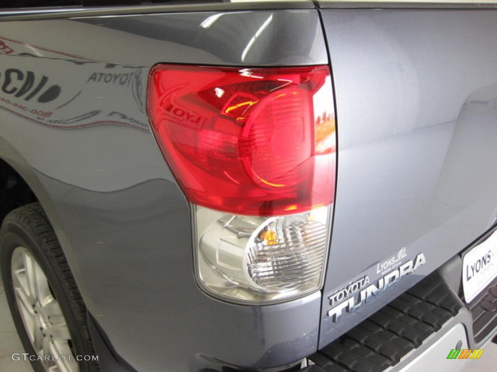 2008 Tundra Limited Double Cab 4x4 - Slate Gray Metallic / Graphite Gray photo #9