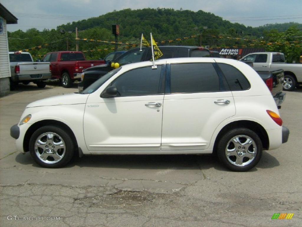 2001 PT Cruiser Limited - Stone White / Taupe/Pearl Beige photo #2