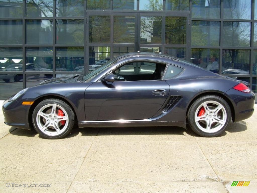 2010 Cayman S - Atlas Grey Metallic / Black photo #15