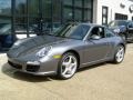 2010 Meteor Grey Metallic Porsche 911 Carrera Coupe  photo #2