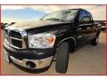 2008 Brilliant Black Crystal Pearl Dodge Ram 1500 ST Quad Cab  photo #1