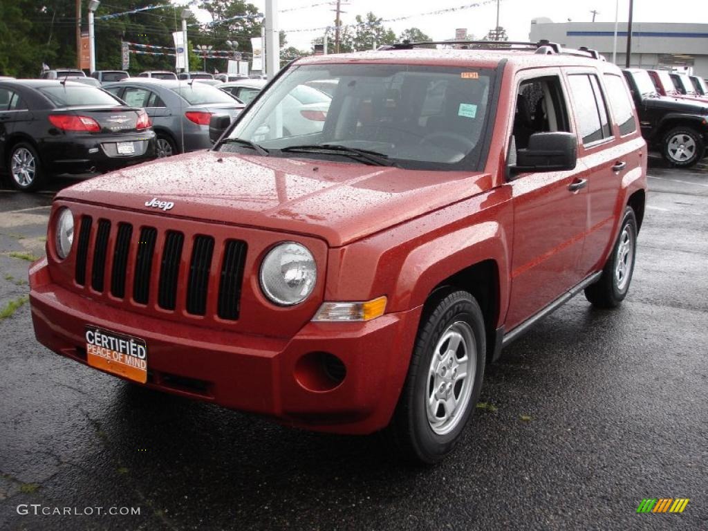 2008 Patriot Sport - Sunburst Orange Pearl / Dark Slate Gray photo #1