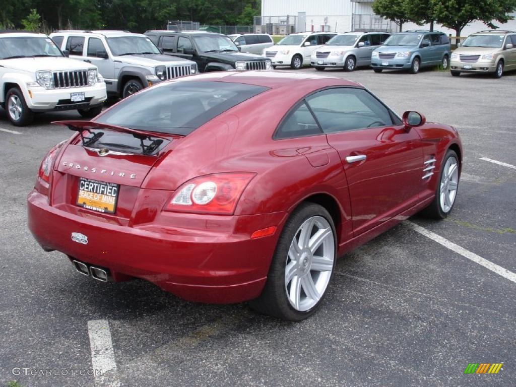 Blaze Red Crystal Pearlcoat 2007 Chrysler Crossfire Limited Coupe Exterior Photo #30822356