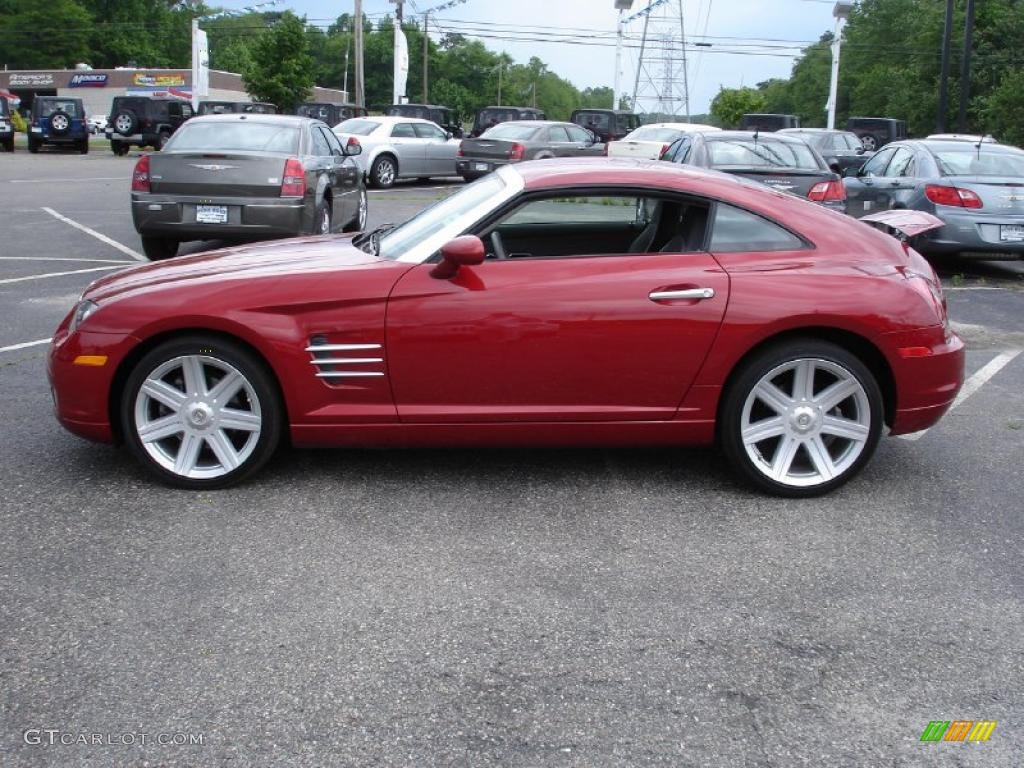 Blaze Red Crystal Pearlcoat 2007 Chrysler Crossfire Limited Coupe Exterior Photo #30822436