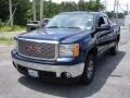 2008 Midnight Blue Metallic GMC Sierra 1500 SLE Extended Cab  photo #1