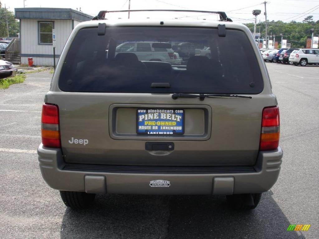 1998 Grand Cherokee Laredo 4x4 - Light Driftwood Satin Glow / Gray photo #5