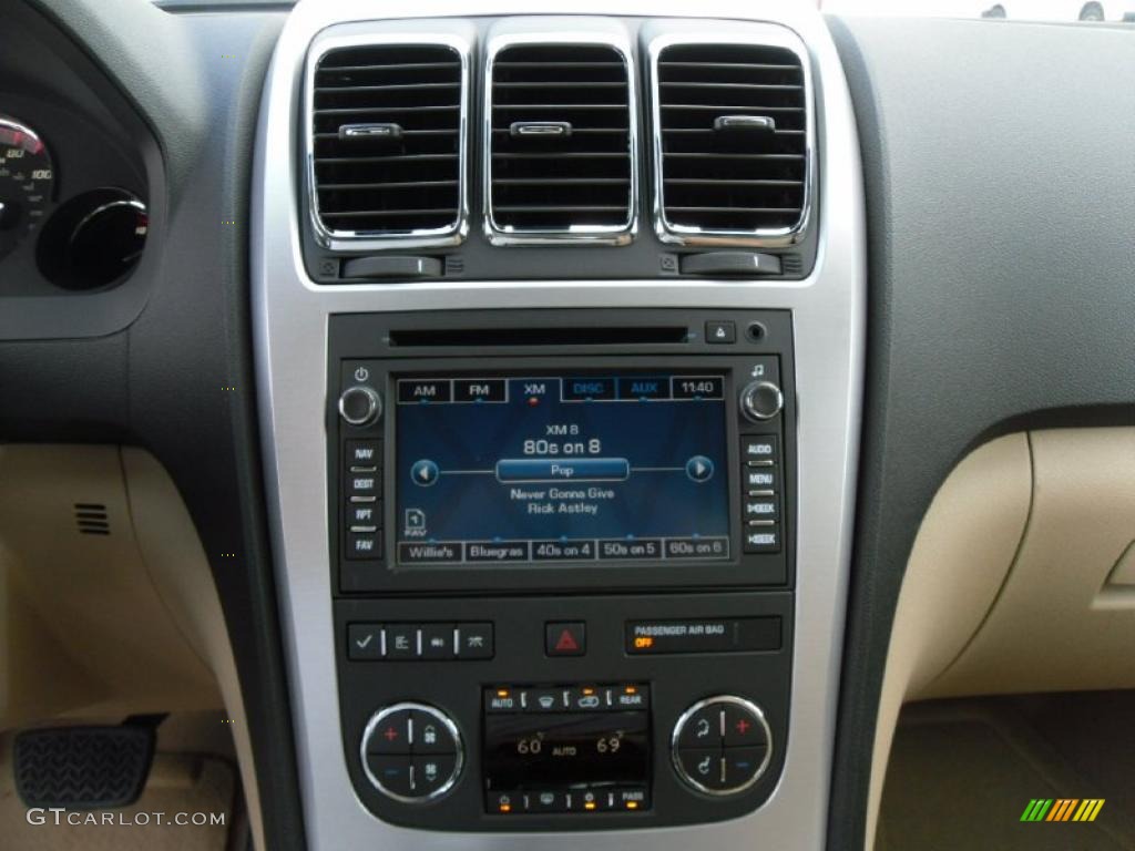 2010 Acadia SLT - Carbon Black Metallic / Cashmere photo #10