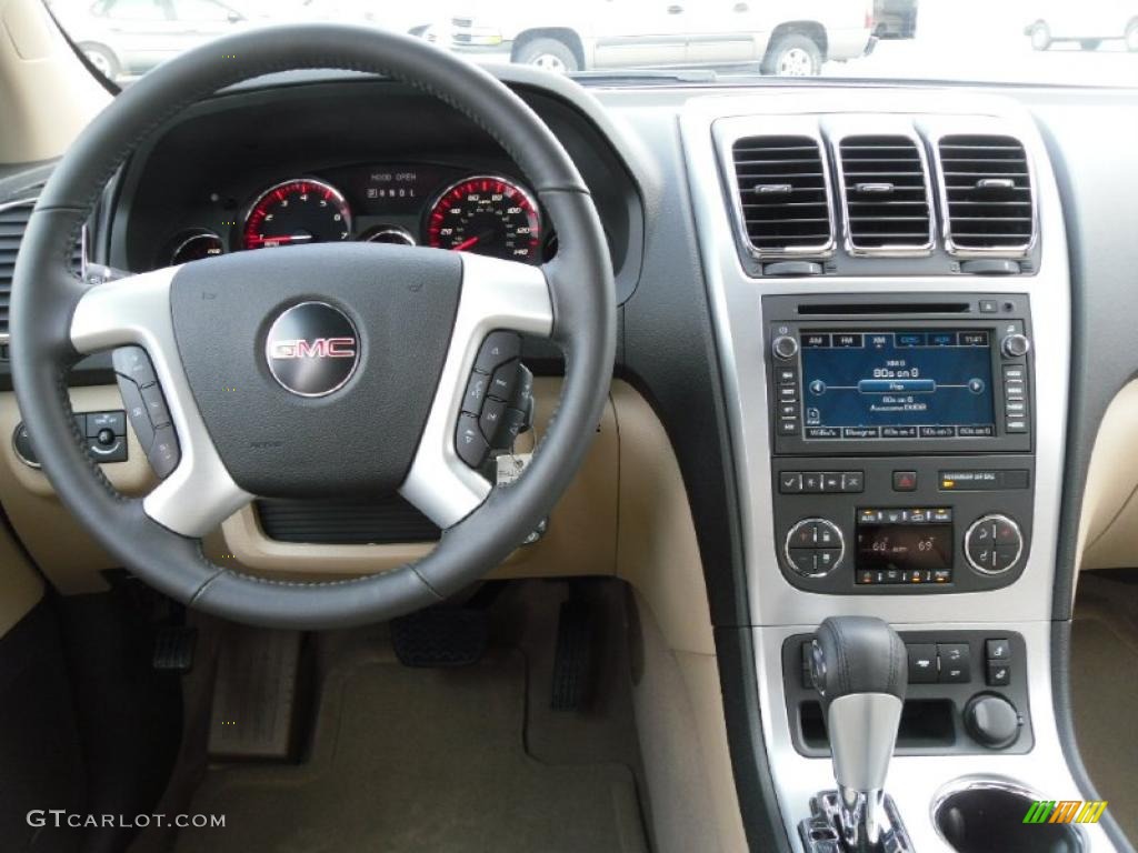 2010 Acadia SLT - Carbon Black Metallic / Cashmere photo #15