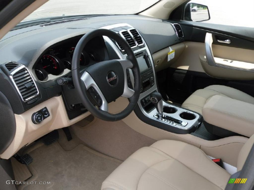 2010 Acadia SLT - Carbon Black Metallic / Cashmere photo #26