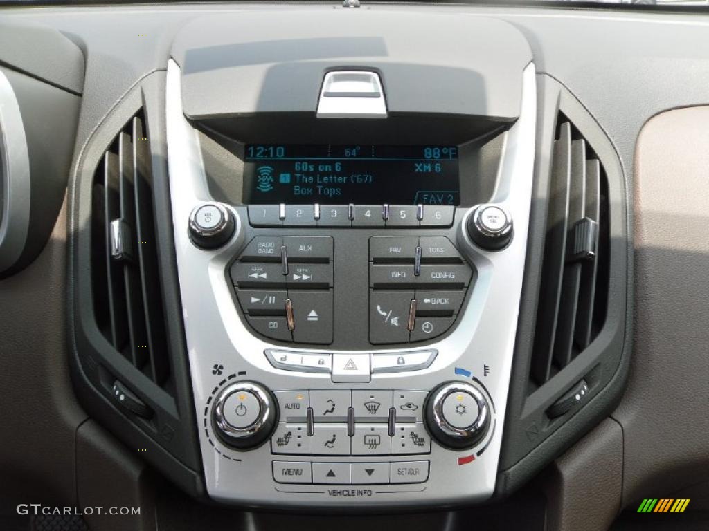 2010 Equinox LT - Mocha Steel Metallic / Jet Black/Brownstone photo #10